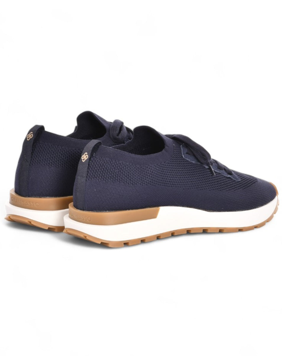 Gran Sasso Knit Sneaker 25 - Navy