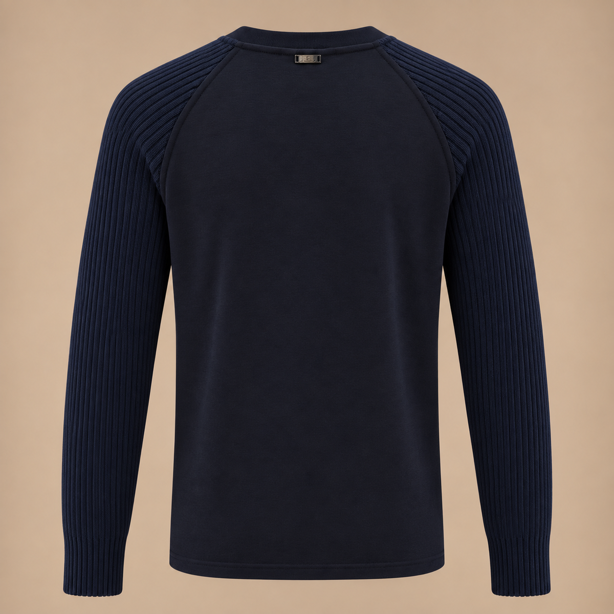 CAPOBIANCO Crew Knit Jumper Navy