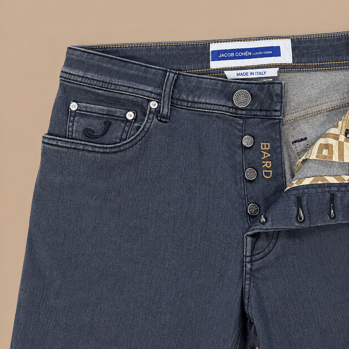 JACOB COHEN BARD 5 Pocket Jeans - Grey.