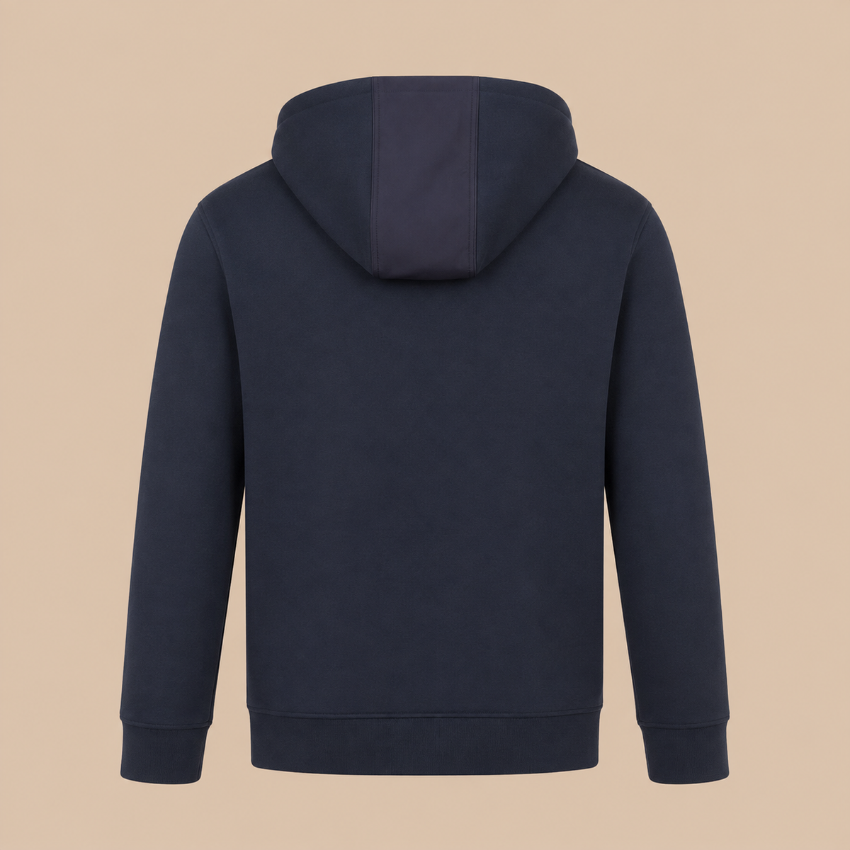 PAL ZILERI Jersey Tech Zip Hoodie - Navy