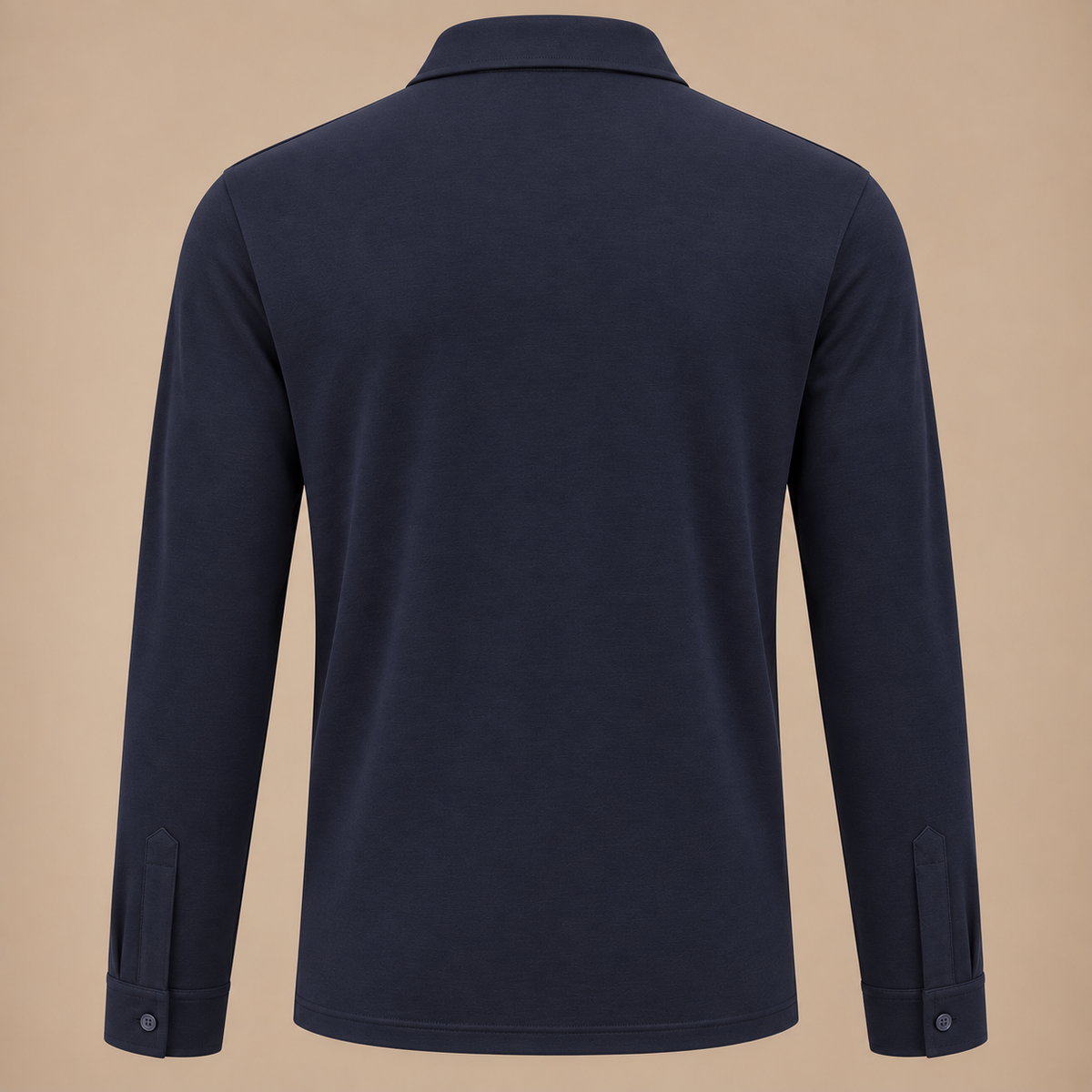 CAPOBIANCO Button Polo - Navy