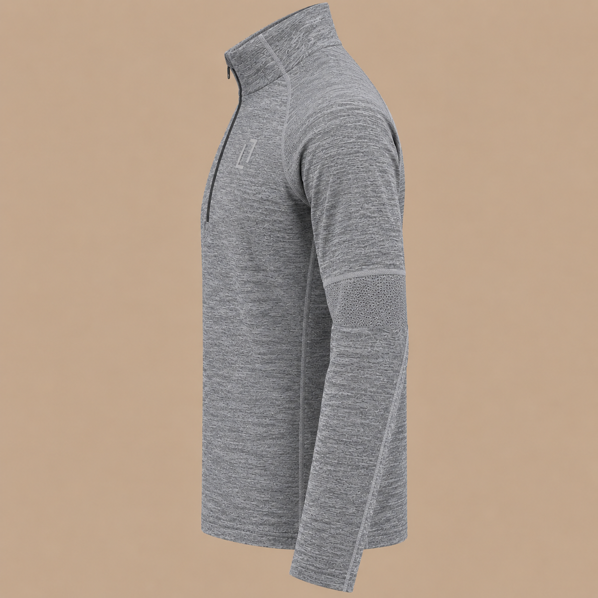 BULLETTO Formation 1/4 Zip - Light Grey
