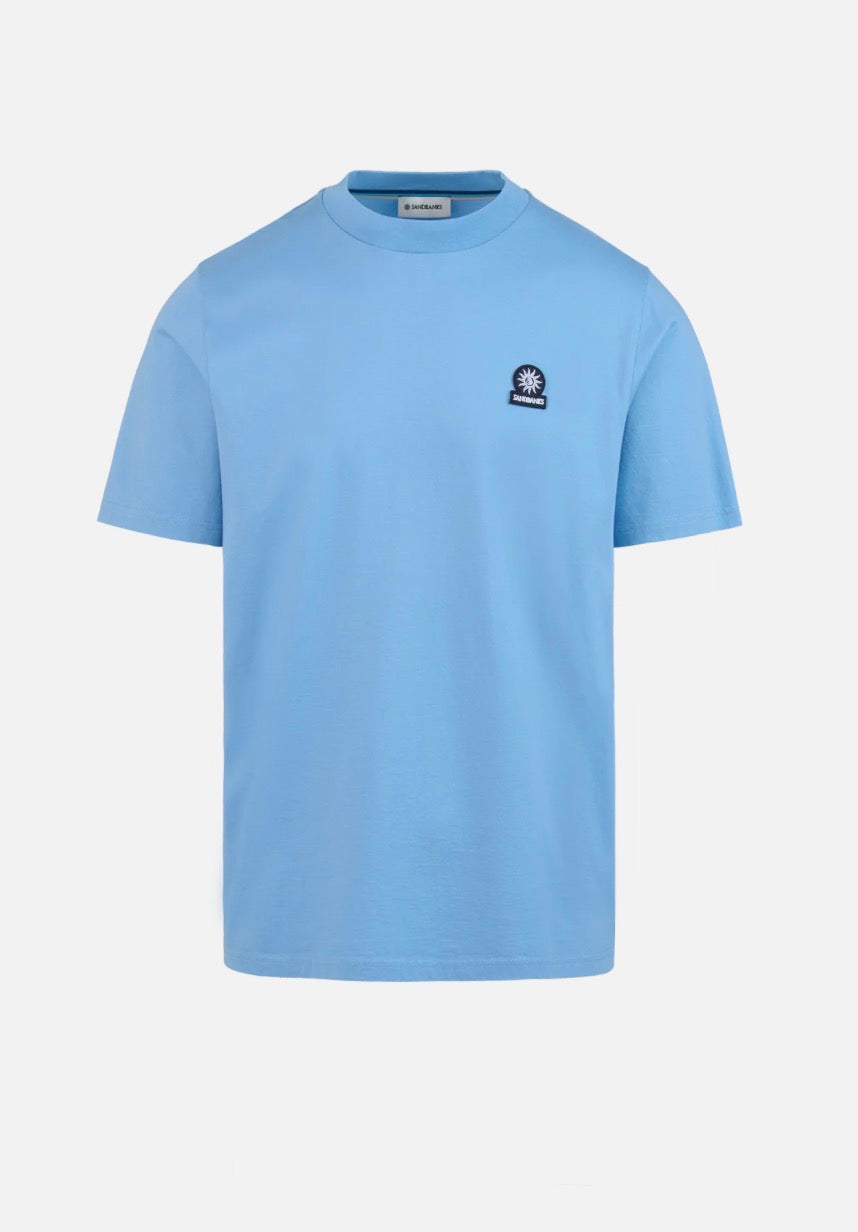 Sandbanks Badge Logo T - Sky
