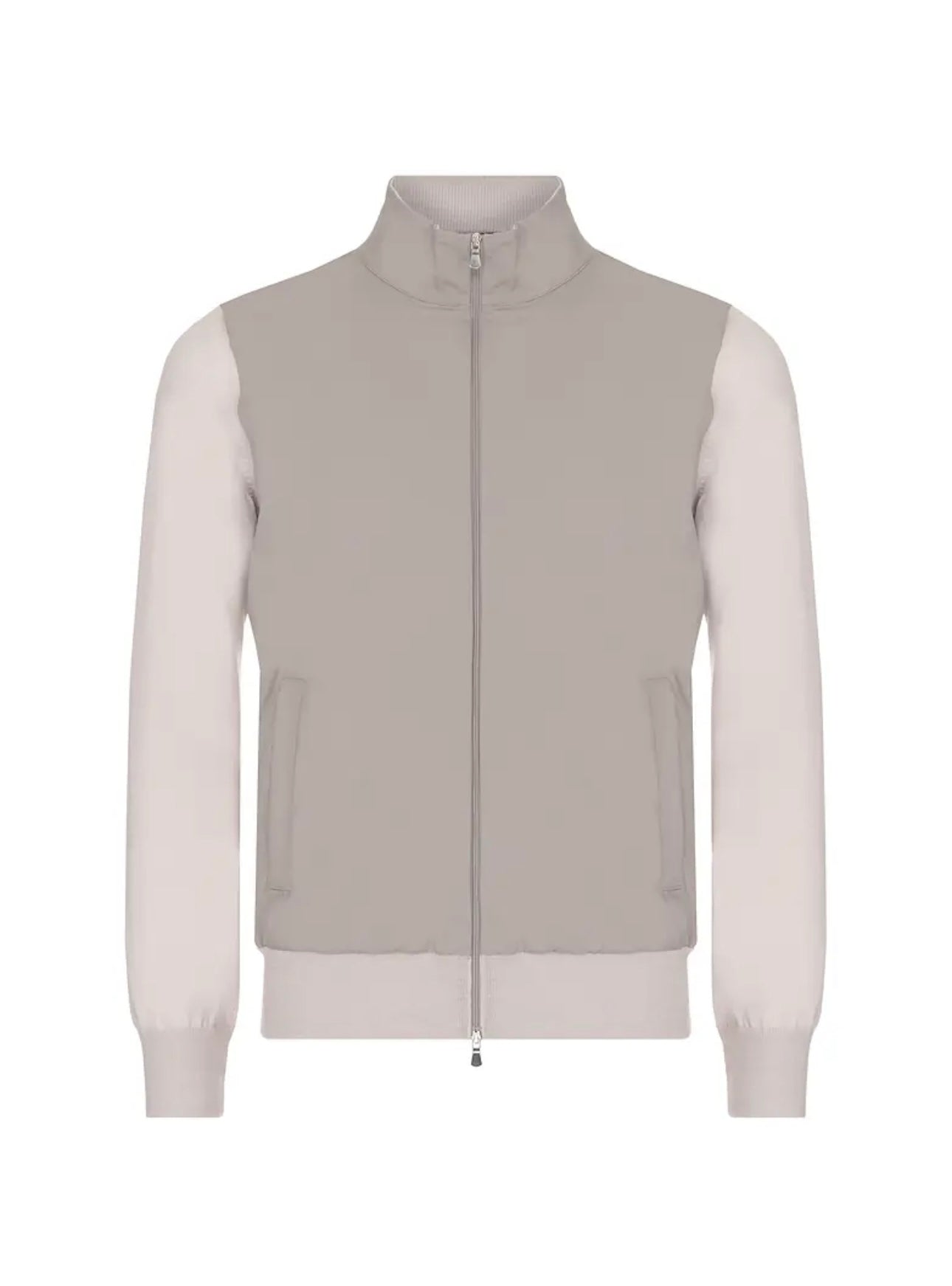 Gran Sasso Hybrid Full Zip Jacket - Light grey