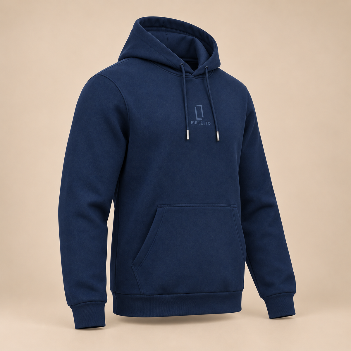 BULLETTO ORIGINAL VINYL HOODIE - NAVY.