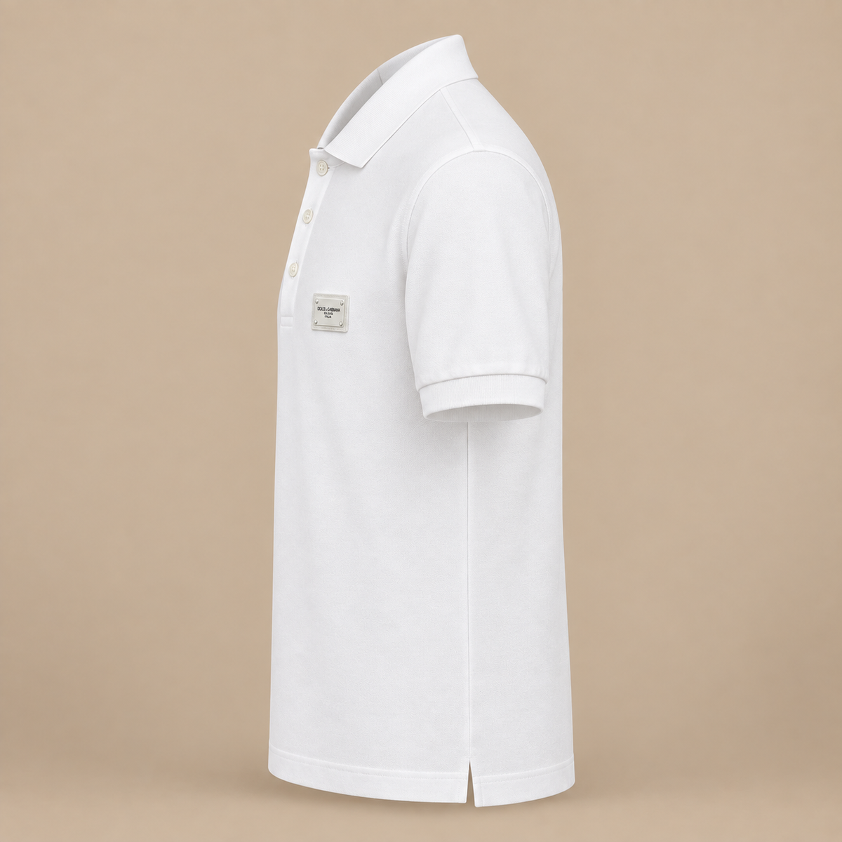 DOLCE & GABANNA Plaque Polo - White