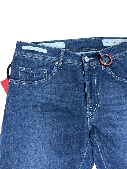 Tramarossa Leonardo SS light Denim Jean - Red Badge