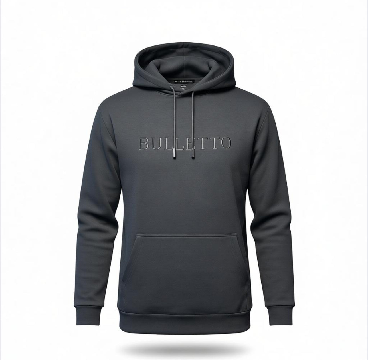 BULLETTO EMBROIDERED HOODIE BLACK