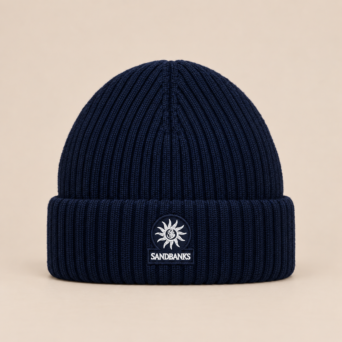 SANDBANKS Beanie Hat - Navy