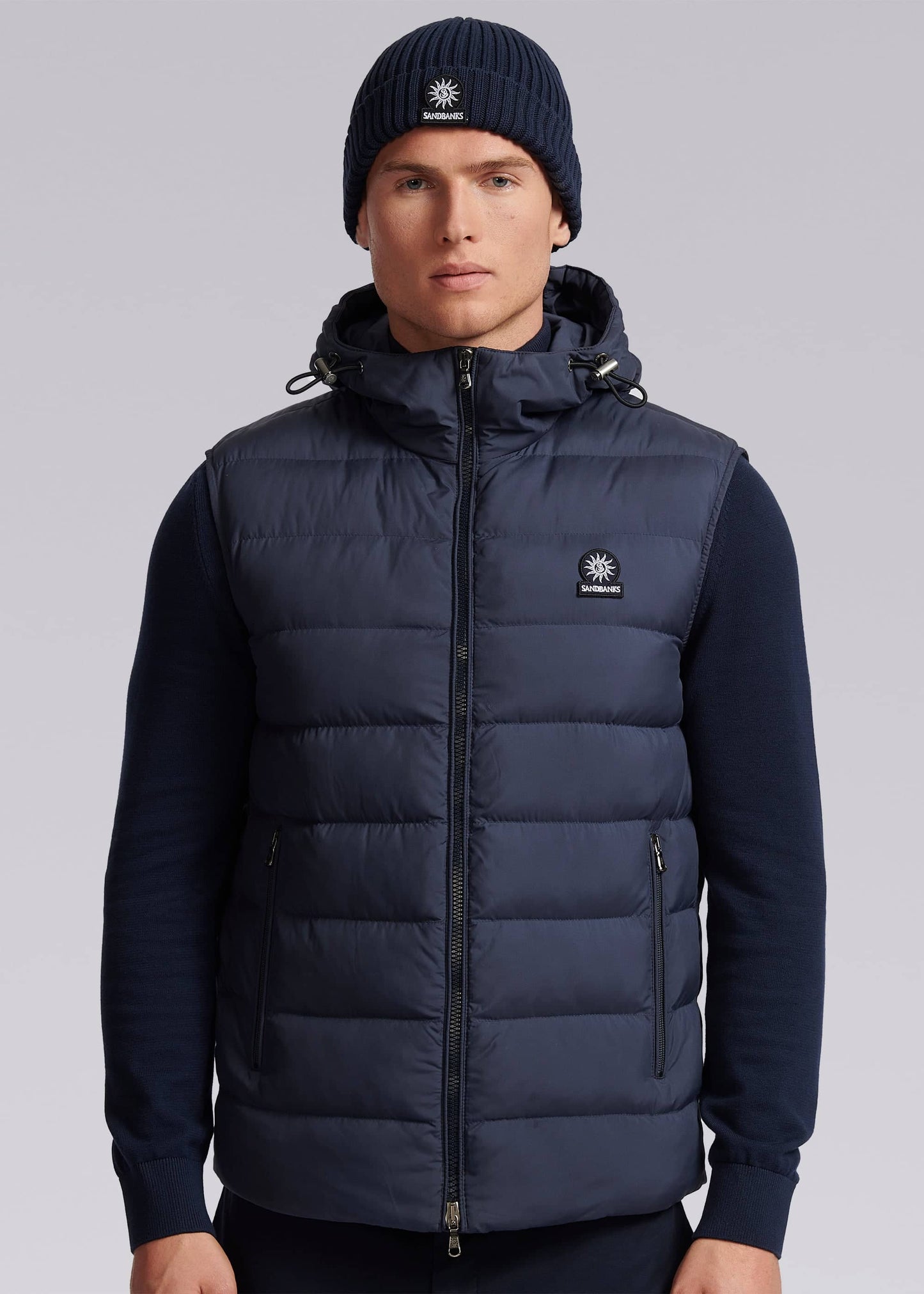 sandbanks gillet (navy)
