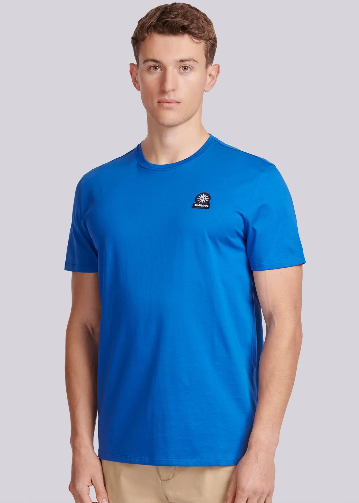 Sandbanks Badge Logo T - Nautical blue