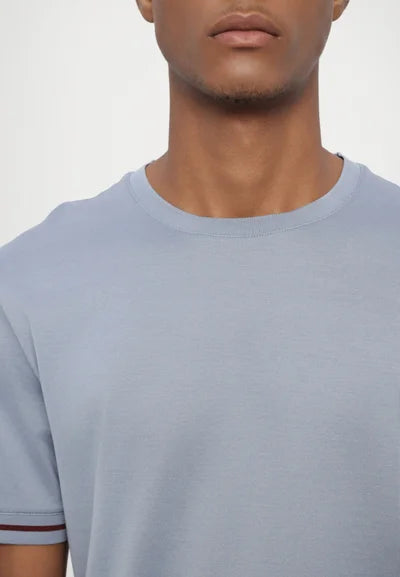 Pal zileri mercerised t shirt light blue