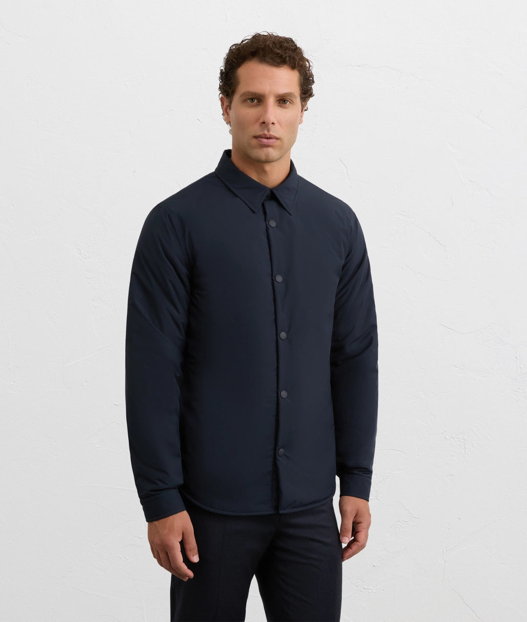 Pal Zileri navy blue overshirt
