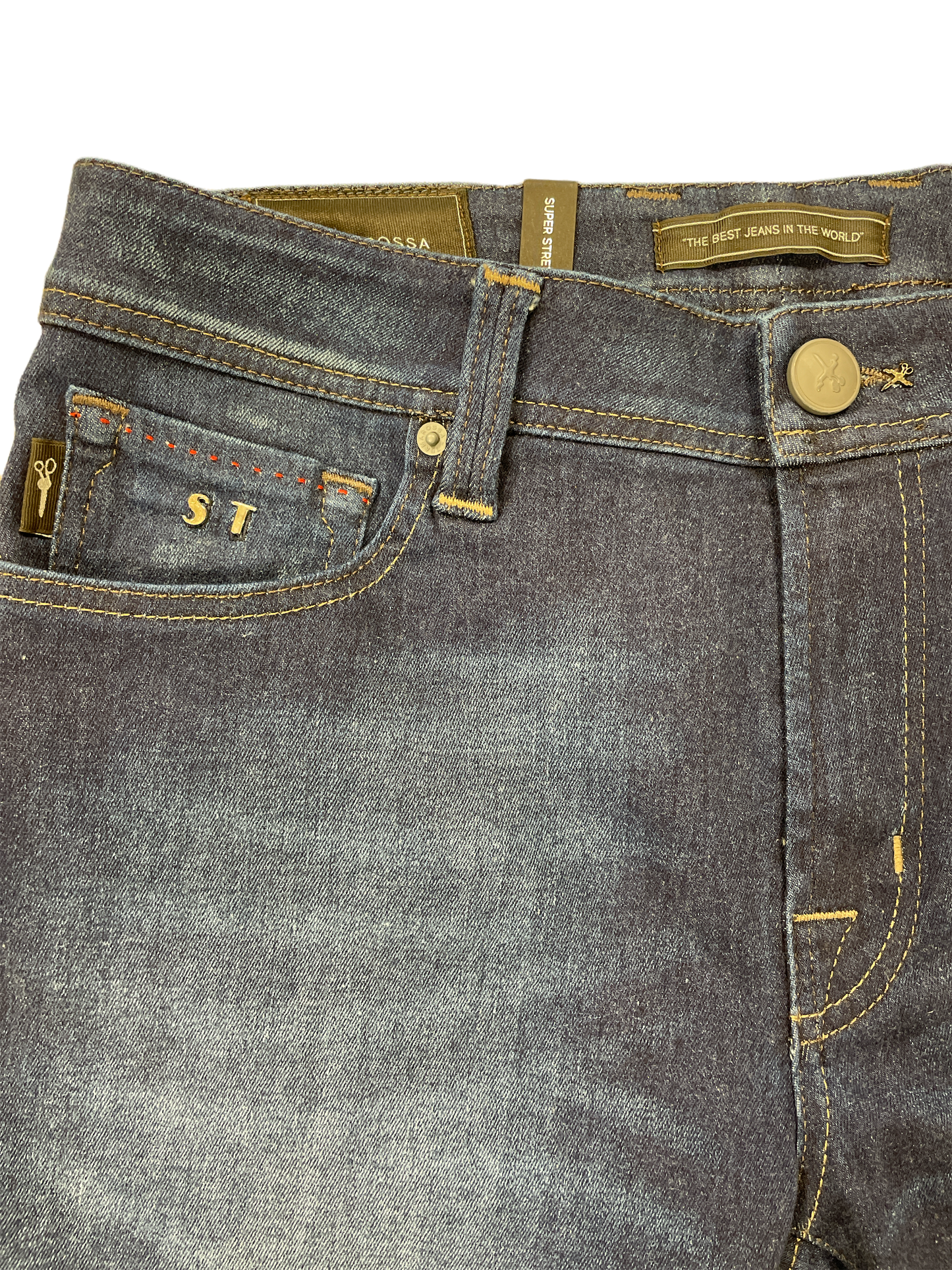 Tramarossa 1Month Leonardo SS Denim Jean - Grey Badge