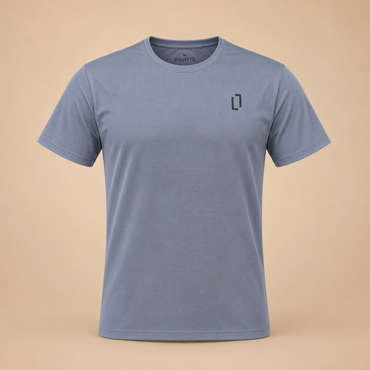BULLETTO Formation Gym Tee - Grey.