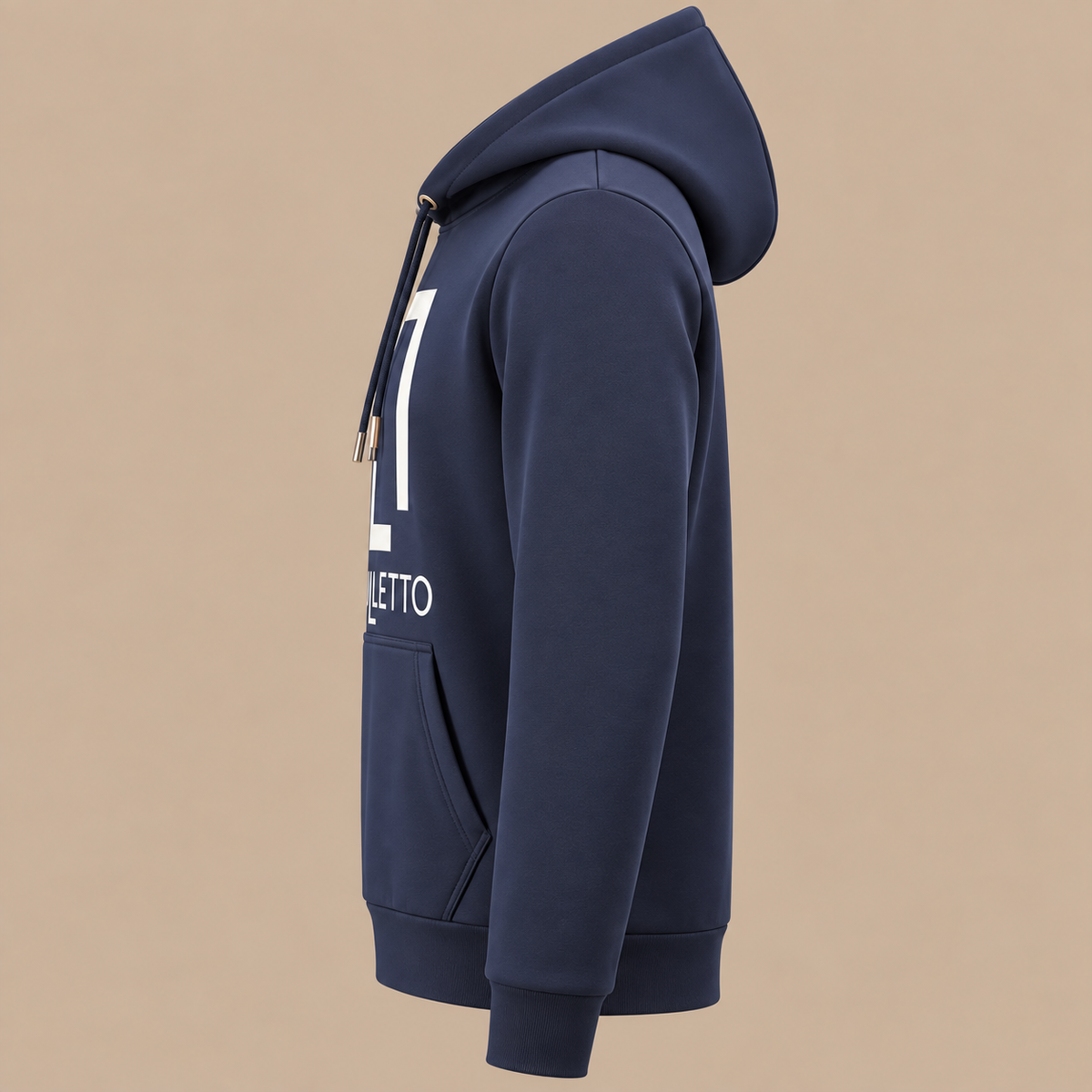 BULLETTO Logo Gym Hoodie - Blue.