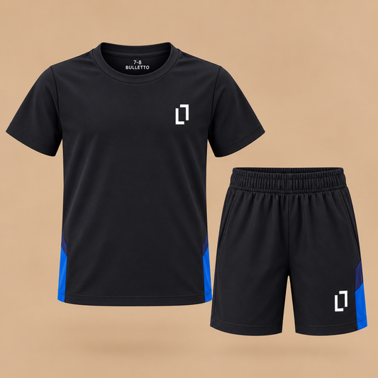 KIDS BULLETTO TrI Gym Set - Black / Royal / Navy.