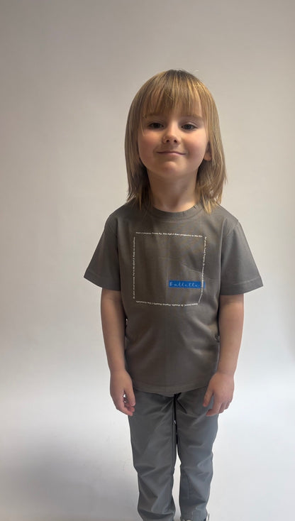 Bulletto  kids life  tee grey.