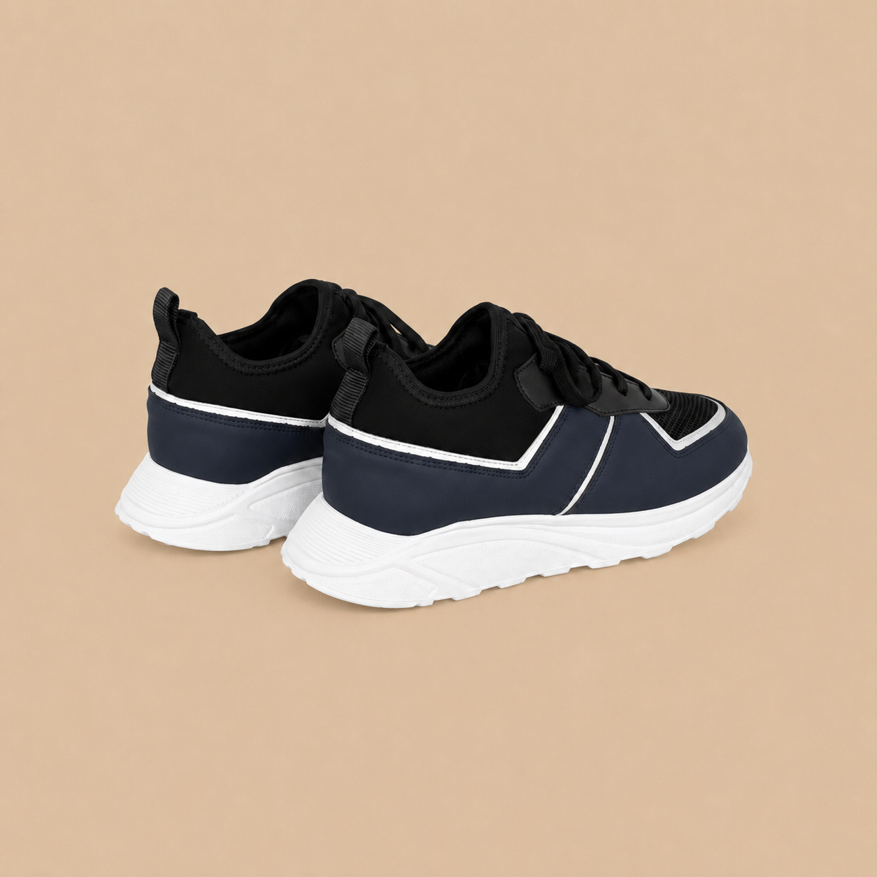 BULLETTO  Hybrid  Black - Navy Mesh Runner