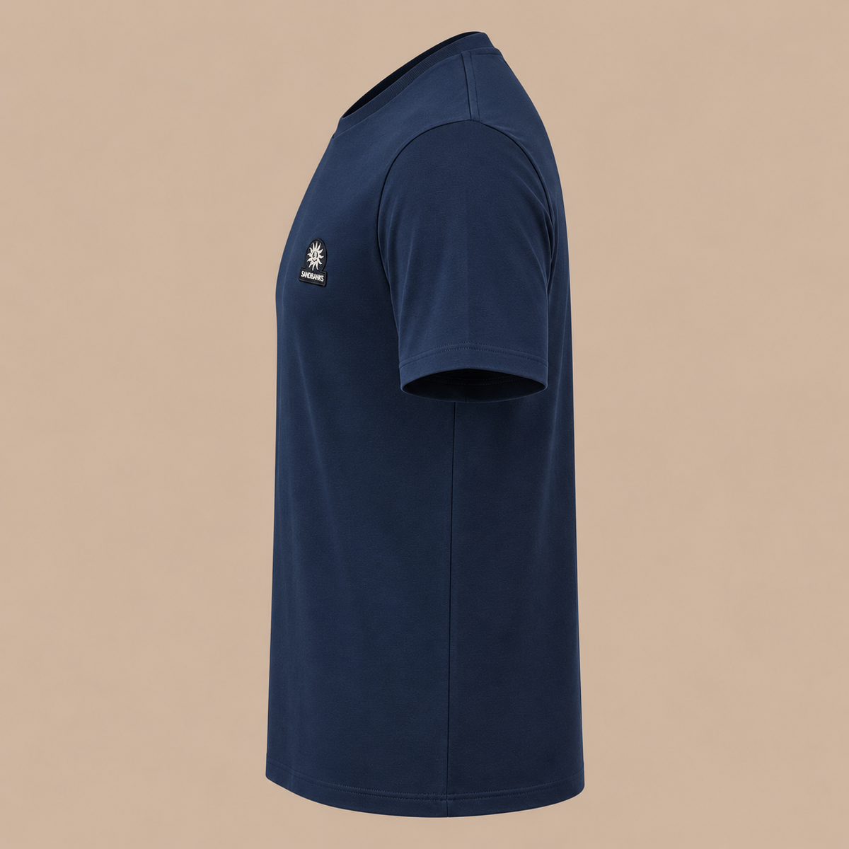 SANDBANKS Badge Logo Tee - Navy