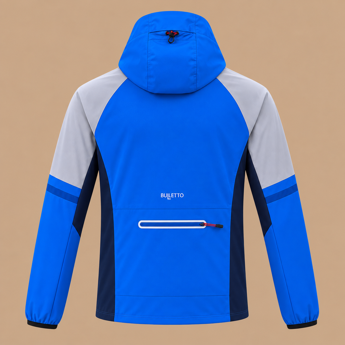 BULLETTO  Tri Windbreaker Jacket - Royal Blue