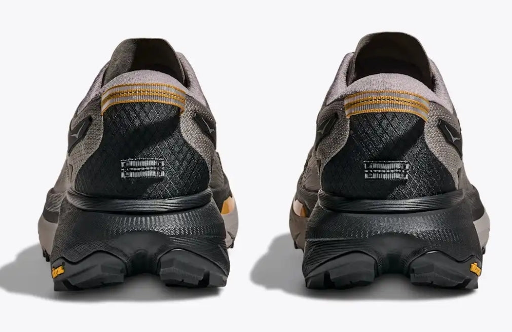 HOKA mafate 5 grey black orange