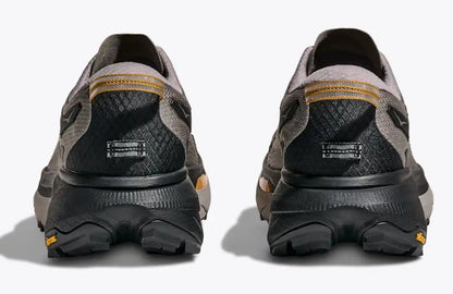 HOKA mafate 5 grey black orange