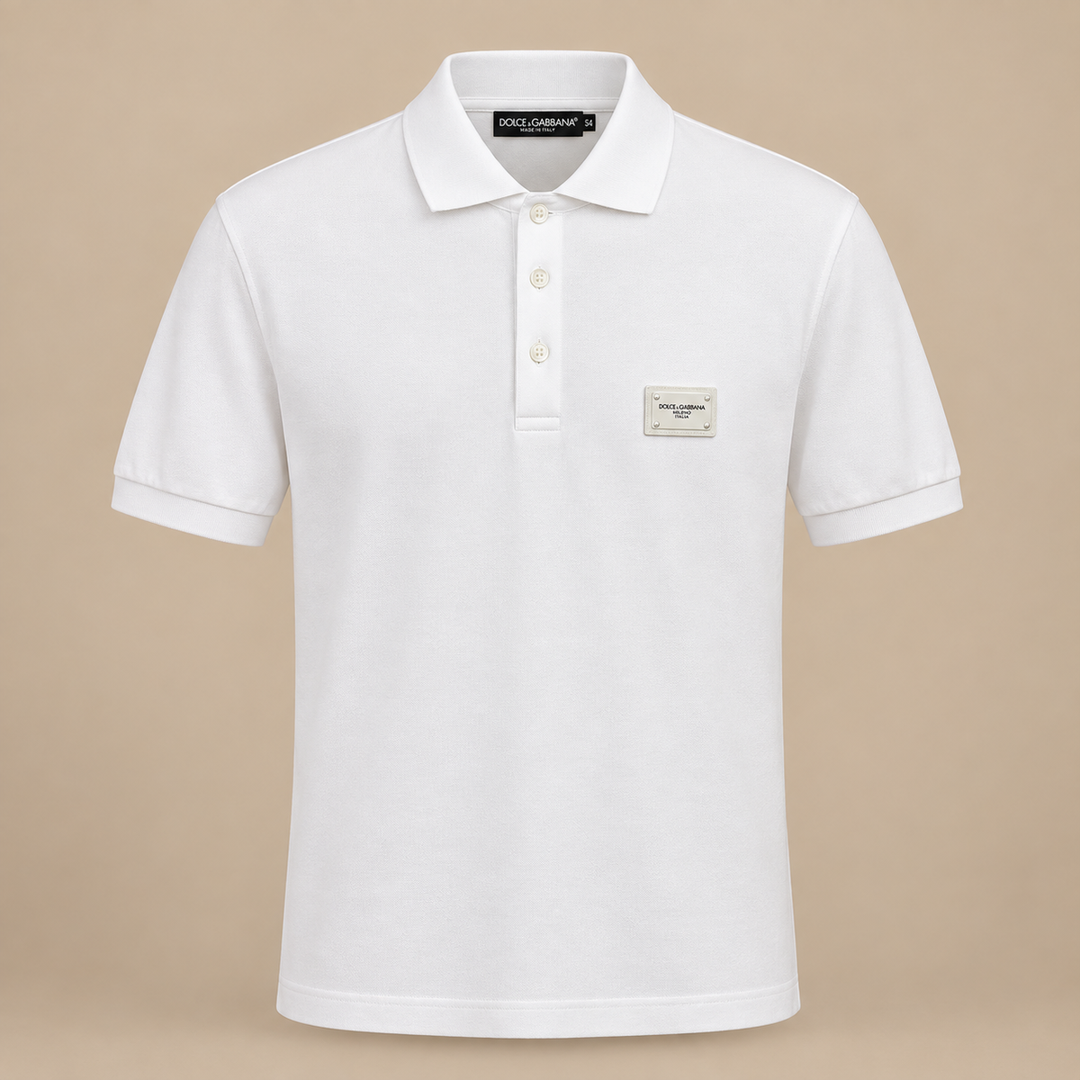 DOLCE & GABANNA  Plaque Polo - White