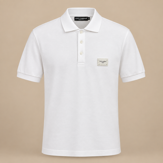 DOLCE & GABANNA  Plaque Polo - White