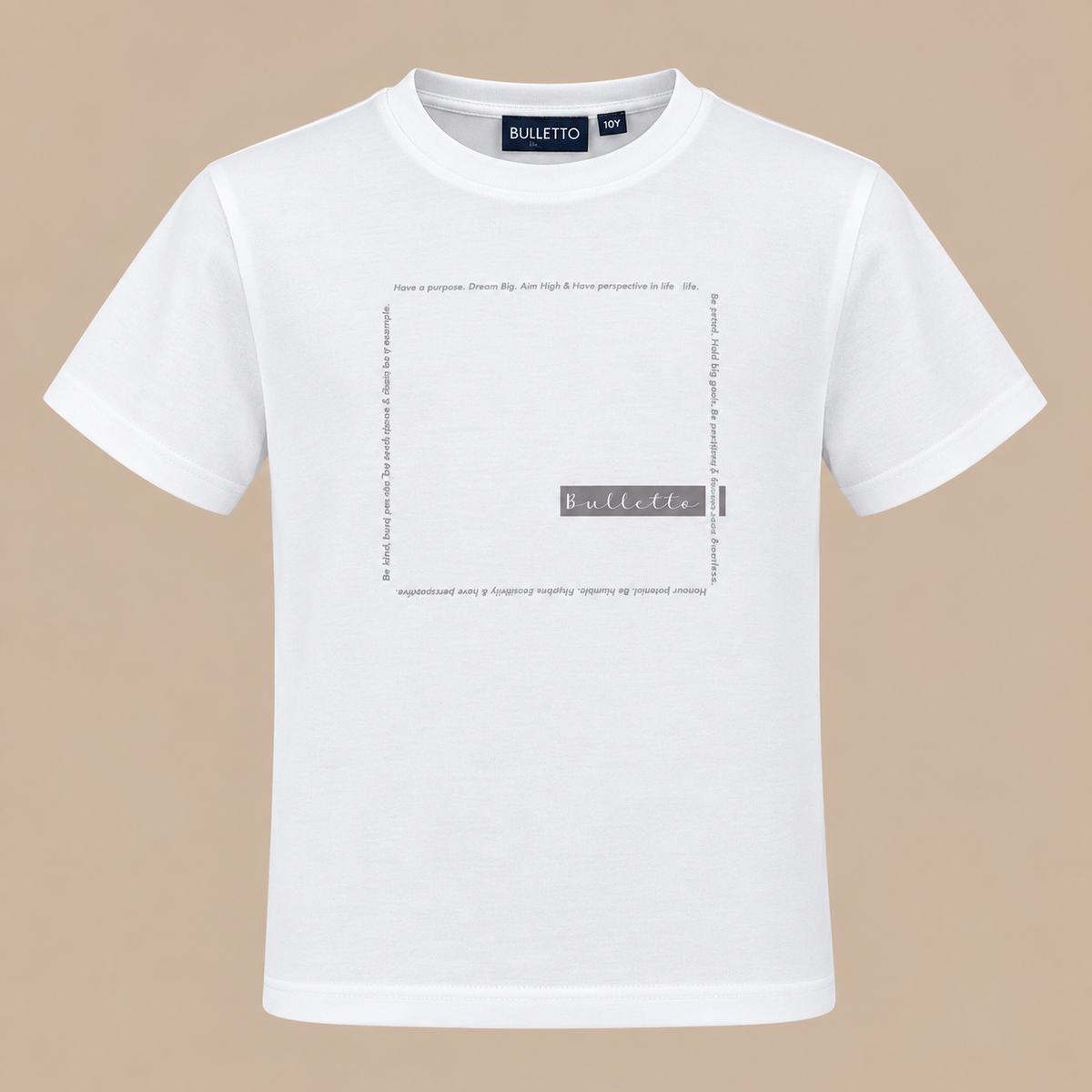 KIDS BULLETTO Life Tee - White.