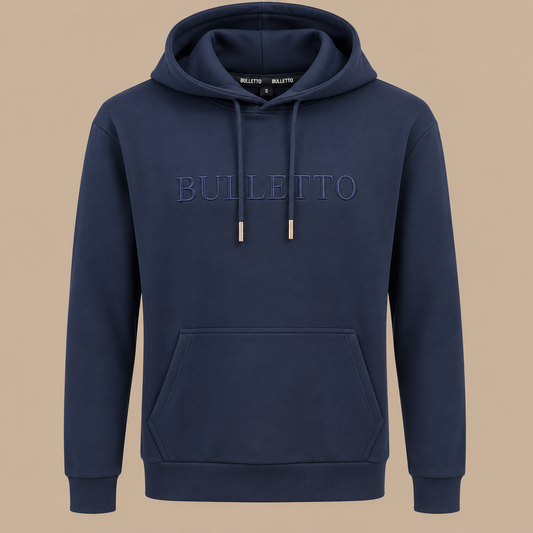 BULLETTO Script Hoodie - Navy.