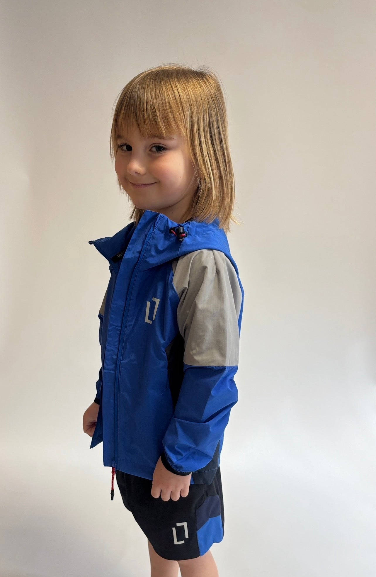 Bulletto  kids tri jacket royal grey