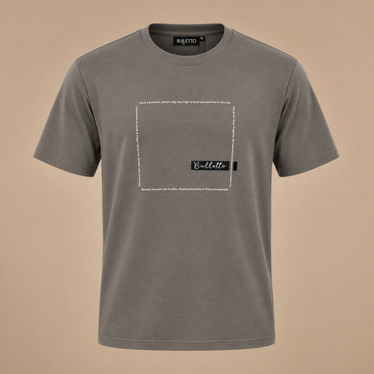 BULLETTO  Life Tee - Grey