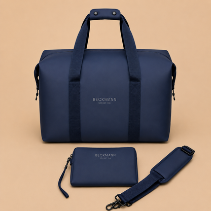 BECKMANN weekend bag in navy blue