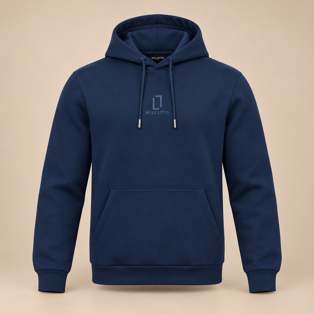 BULLETTO ORIGINAL VINYL HOODIE - NAVY.