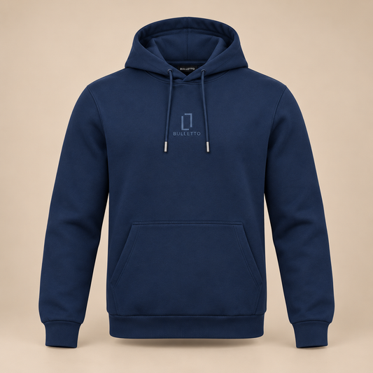 BULLETTO ORIGINAL VINYL HOODIE - NAVY.