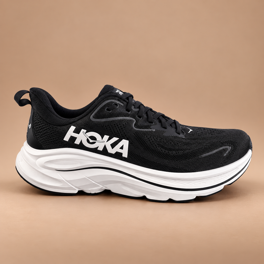 HOKA Clifton 10 Black / White