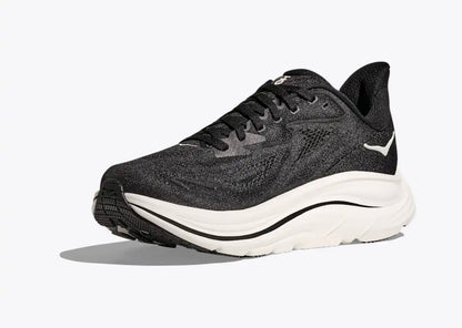 hoka clifton 10black white