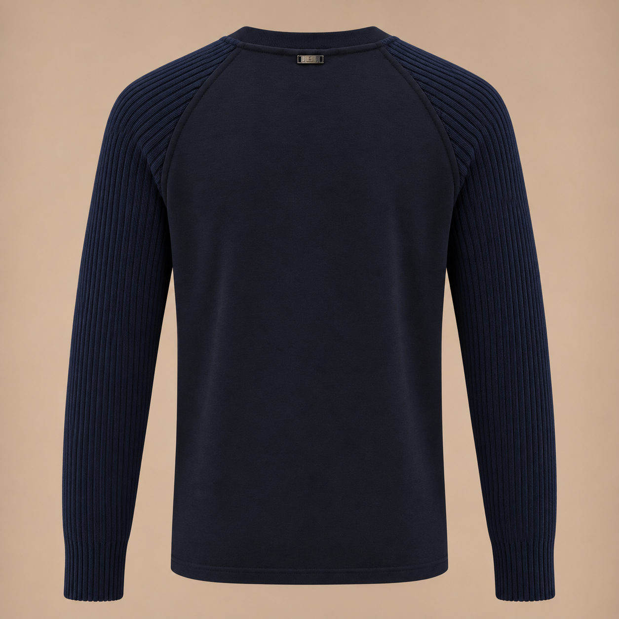 CAPOBIANCO Crew Knit Jumper Navy