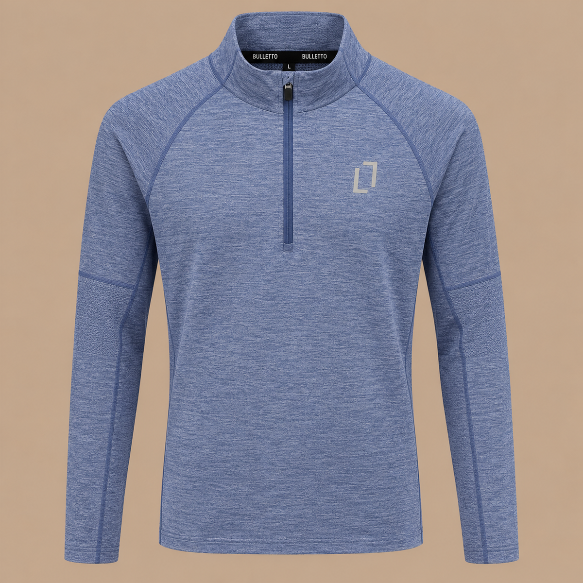 BULLETTO Formation 1/4 Zip - Light Blue.