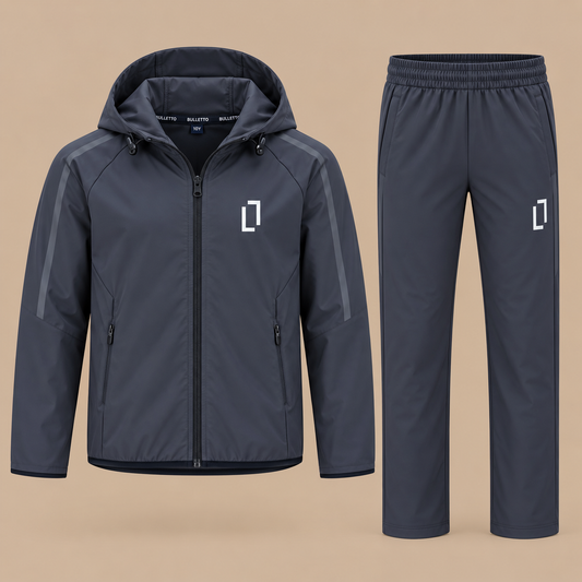 KIDS BULLETTO Tech Tracksuit - Grey