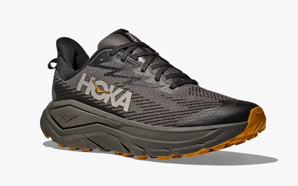 HOKA challenger 8 black grey orange