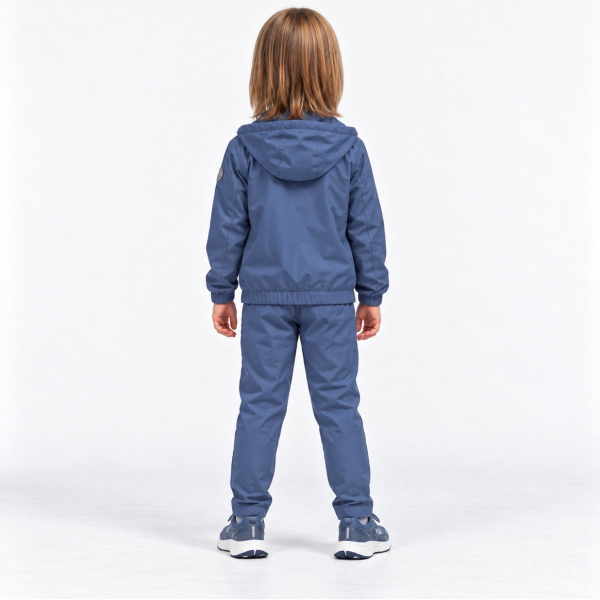 KIDS BULLETTO Flex Tracksuit - STEEL Blue.