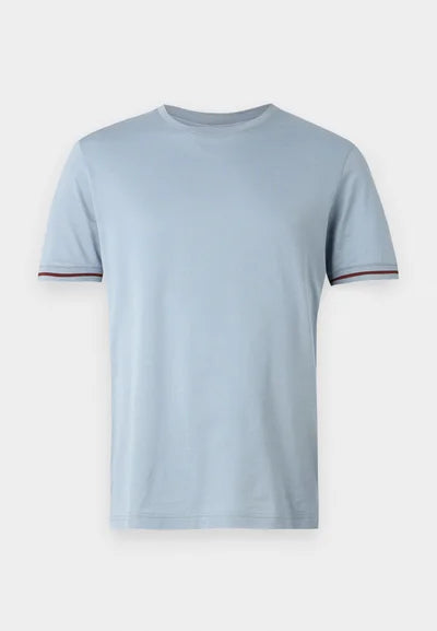 Pal zileri mercerised t shirt light blue