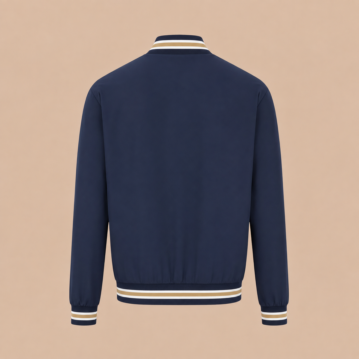 PAL ZILERI Bomber Jacket - Navy / Cream