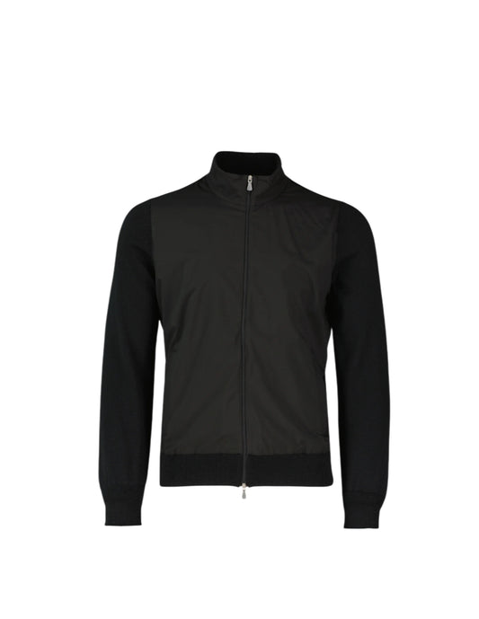 Gran Sasso Hybrid Full Zip Jacket - black
