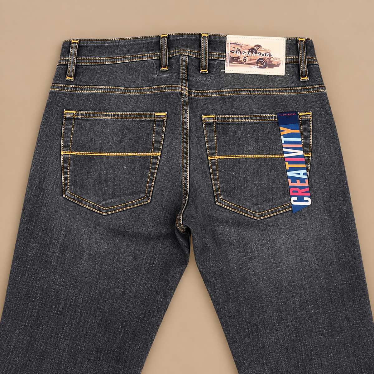 TRAMAROSSA Leonardo  5 Pocket Jeans - Grey.