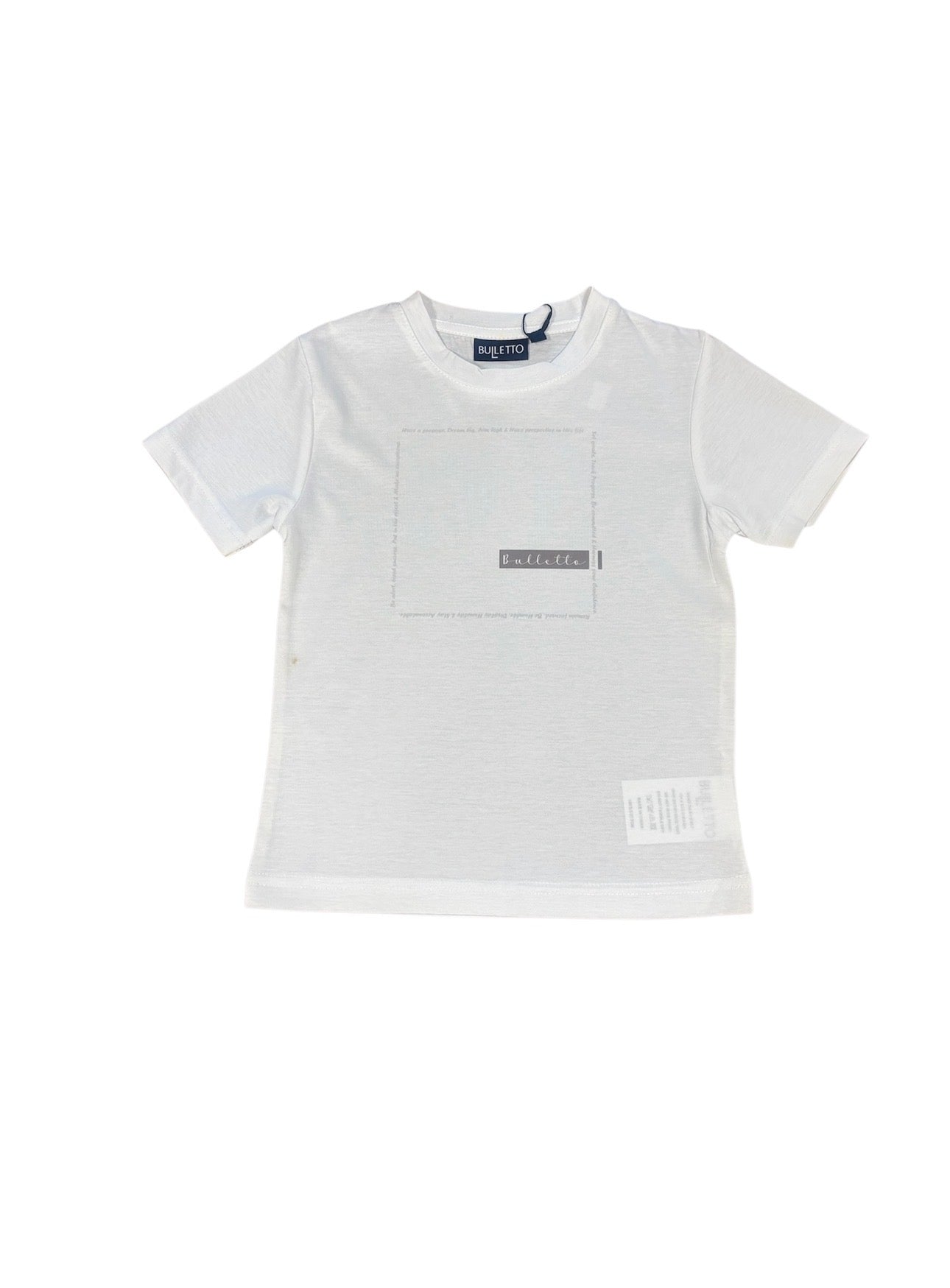 Bulletto  kids life tee white