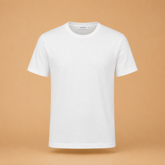 Gran Sasso Mercerized Cotton T - White