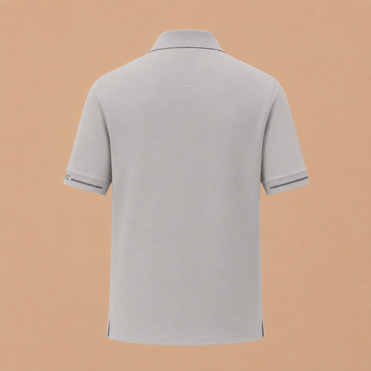 PAL ZILERI Short Sleeve Polo - Grey